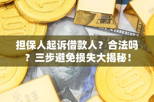 济南担保人起诉借款人？合法吗？三步避免损失大揭秘！